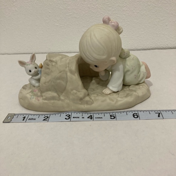 Precious Moments 1990 “There is a light at the end of tunnel” figurine - Picture 6 of 7